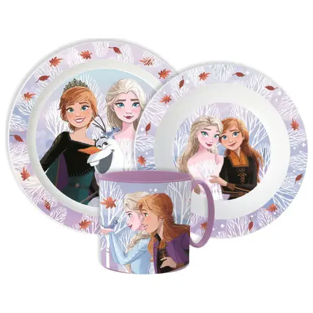 Disney Frozen Autumn Leaves set posuđa, mikro plastični set sa šalicom fotografija proizvoda