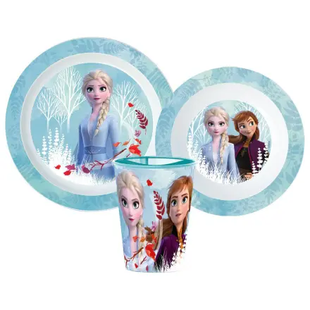 Disney Frozen Blue Forest set za večeru, Micro Plastic set, s čašom od 260 ml fotografija proizvoda
