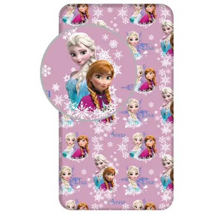 Disney Frozen Duo Sisters posteljina s gumicom 90x200 cm fotografija proizvoda