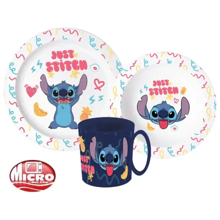 Disney Lilo and Stitch Palms set posuđa za jelo, mikroplastični set s šalicom od 350 ml fotografija proizvoda