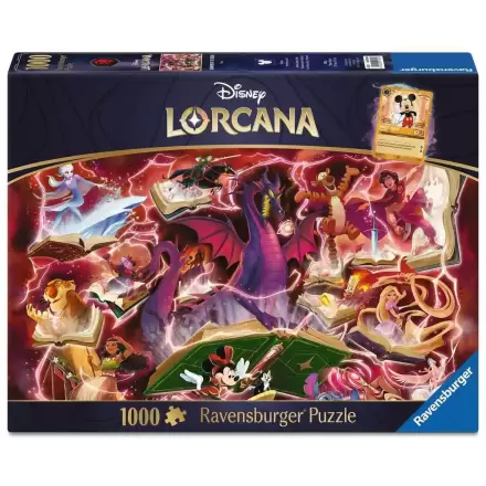 Disney Lorcana Jigsaw Puzzle Glimmers of the Realm: Ruby (1000 dijelova) fotografija proizvoda