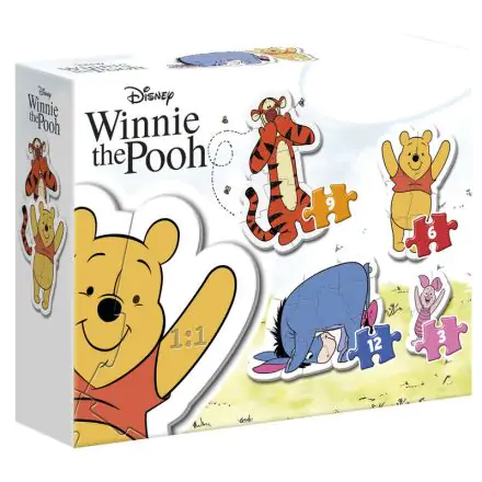 Disney Winnie the Pooh My First Puzzle 3-6-9-12 komada termékfotója