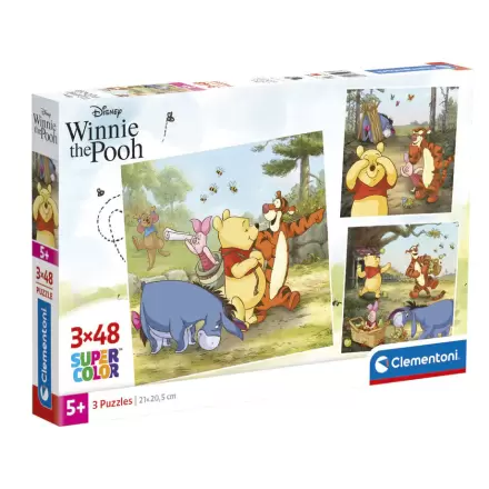 Disney Winnie the Pooh puzzle 3 x 48 komada termékfotója