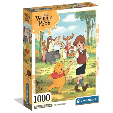 Disney Winnie the Pooh Stroll Compact puzzle od 1000 dijelova fotografija proizvoda