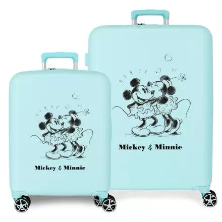 Disney Mickey & Minnie Kisses ABS set 2 kofera s kotačićima termékfotója