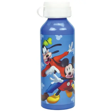 Disney Mickey plava aluminijska boca za vodu s poklopcem za piće 520 ml fotografija proizvoda