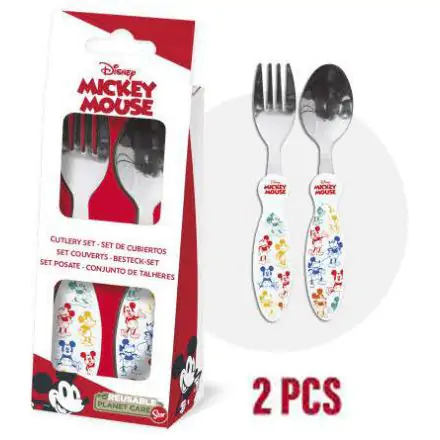 Disney Mickey Metalni Set Pribora za Jelo - 2 komada fotografija proizvoda
