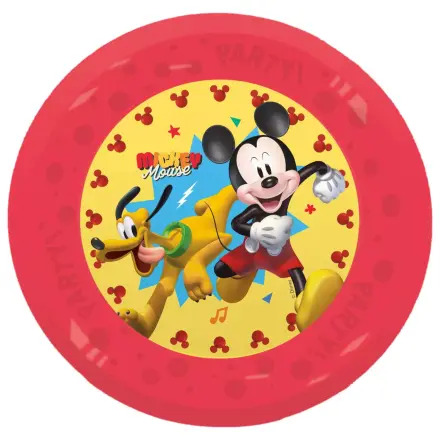 Disney Mickey Jump Into Fun mikro premium plastični ravni tanjur set od 4 komada 21 cm fotografija proizvoda