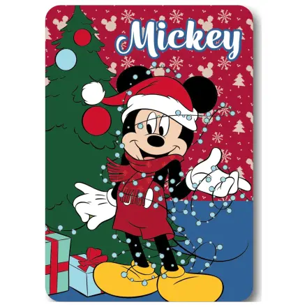 Disney Mickey Lights božićna deka od flisa fotografija proizvoda