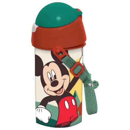 Disney Mickey Nature Plastična boca za vodu sa slamkom i kukicom, 500 ml fotografija proizvoda