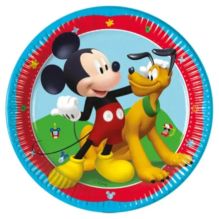 Disney Mickey Rock the House papirnati tanjur, 8 komada, 20 cm, FSC fotografija proizvoda