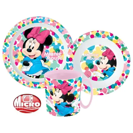 Disney Minnie Feel Good Set posuđa za jelo, Mikroplastični set sa šalicom od 350 ml fotografija proizvoda