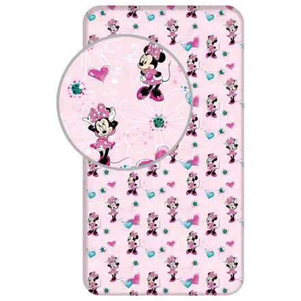 Disney Minnie Flowers donja plahta 90x200 cm fotografija proizvoda