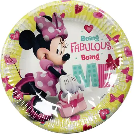 Disney Minnie Happy papirnati tanjuri 8 komada 19.5 cm fotografija proizvoda