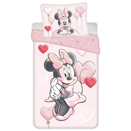 Disney Minnie Heart Balloons Set navlake za poplun 140x200cm, 70x90cm fotografija proizvoda