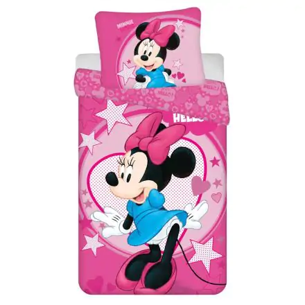 Disney Minnie Hello Microfiber Navlaka za poplun 140x200cm, 70x90 cm fotografija proizvoda