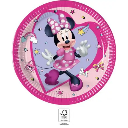 Disney Minnie Junior papirnati tanjuri 8 komada 20 cm FSC fotografija proizvoda