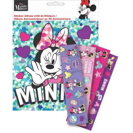 Disney Minnie album sa naljepnicama s 50 naljepnica fotografija proizvoda