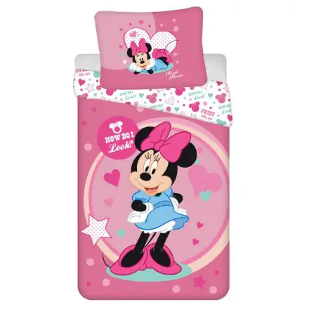 Disney Minnie mikrofiber navlaka za poplun 140x200 cm, 70x90 cm fotografija proizvoda