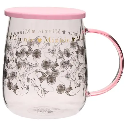 Disney Minnie staklena šalica s poklopcem (532 ml) fotografija proizvoda