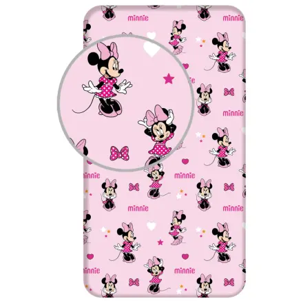 Disney Minnie Pretty in Pink donja plahta 90x200 cm fotografija proizvoda