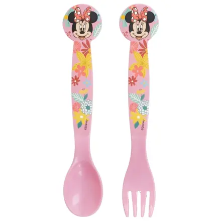 Disney Minnie Spring plastični set pribora za jelo - 2 komada fotografija proizvoda