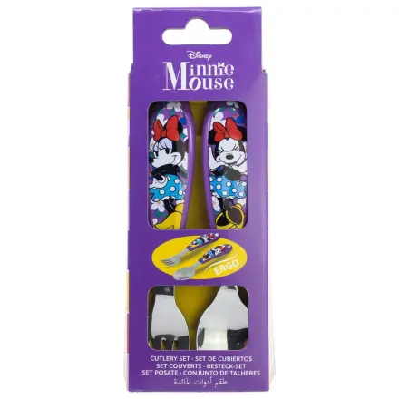 Disney Minnie Sunshine Metalni ergonomski set pribora za jelo - 2 komada fotografija proizvoda