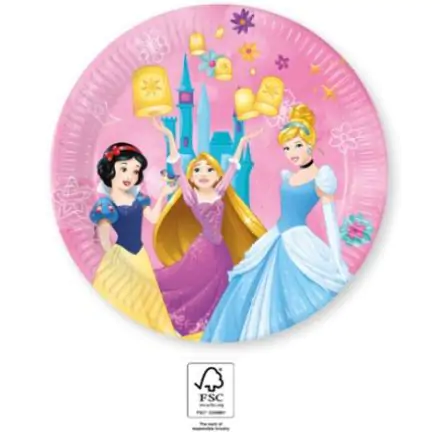 Disney Princess Live your Story, Disney Princess papirnati tanjuri 8 komada 23 cm FSC fotografija proizvoda