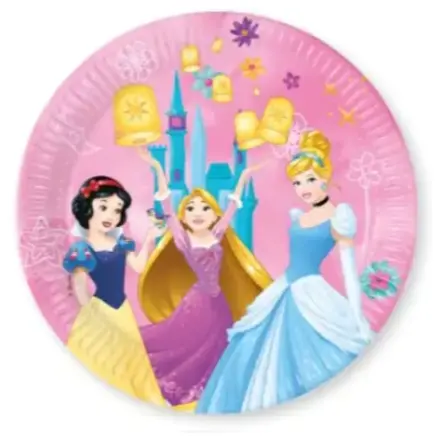 Disney Princess Live your Story, Disney Princess papirnati tanjuri 8 komada 23 cm FSC fotografija proizvoda