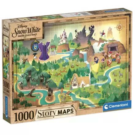 Disney Snow White Story Maps slagalica 1000 komada fotografija proizvoda