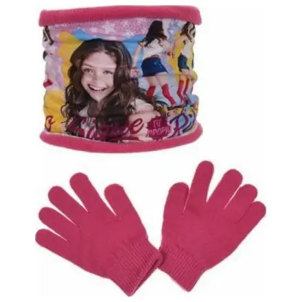 Disney Soy Luna Ritmo dječji šal, snood + set rukavica fotografija proizvoda