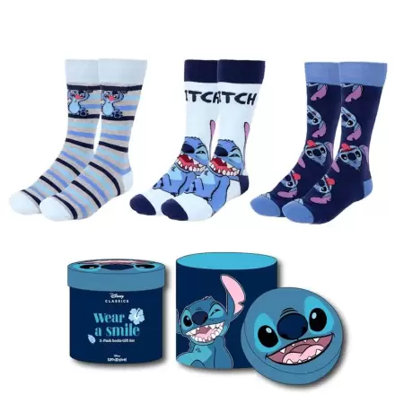 Disney Stitch paket od 3 para čarapa za odrasle termékfotója