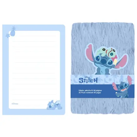 Disney Stitch A5 plišana bilježnica fotografija proizvoda