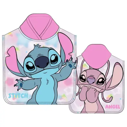Disney Stitch & Angel mikro_fibra pončo ručnik fotografija proizvoda