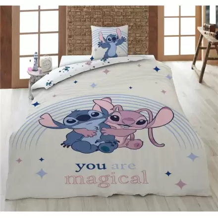Disney Stitch & Angel policotton navlaka za poplun za krevet 90 cm fotografija proizvoda