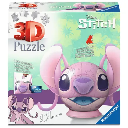 Disney Stitch Angel 3D Puzzle lopta od 72 komada fotografija proizvoda