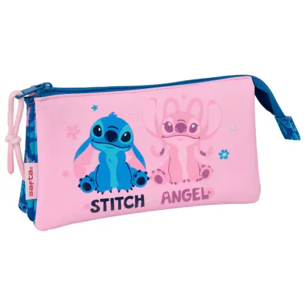 Disney Stitch & Angel trostruka pernica fotografija proizvoda