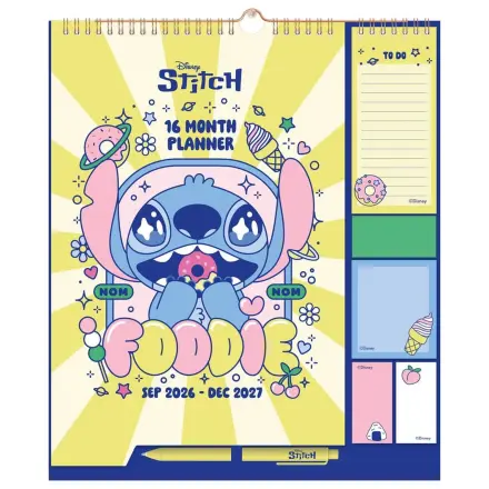 Disney Stitch Zidni planer 2026/27 30 x 34 cm fotografija proizvoda