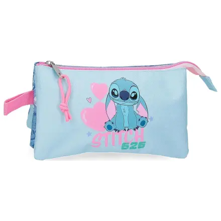Disney Stitch Hearts trostruka pernica fotografija proizvoda