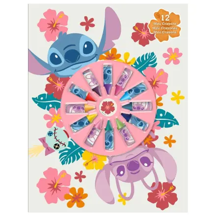 Disney Stitch Bilježnica + 12 mini bojica fotografija proizvoda