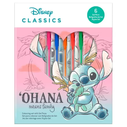 Disney Stitch bilježnica + set od 6 gel olovaka termékfotója