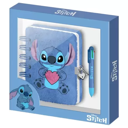 Disney Stitch plišani dnevnik i kemijska olovka fotografija proizvoda
