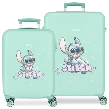 Disney Stitch Lovely ABS dvodijelni set kofera s kotačima 55/65 cm fotografija proizvoda