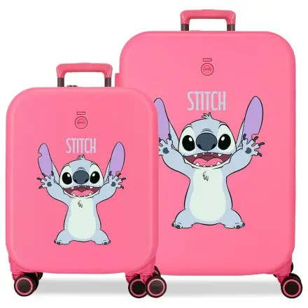 Disney Stitch razigrani set 2 ABS kofera s kotačima 55-70cm fotografija proizvoda