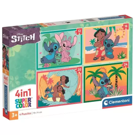 Disney Stitch puzzle 12+16+20+24 komada fotografija proizvoda