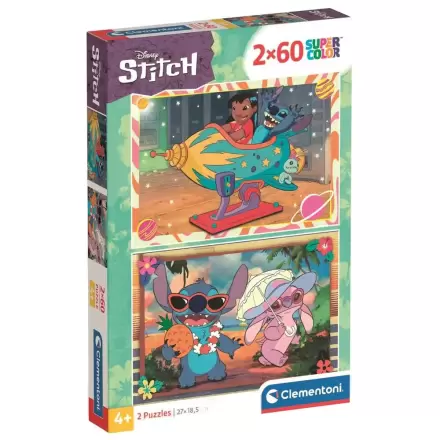 Disney Stitch puzzle 2x60 komada fotografija proizvoda