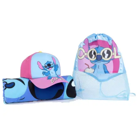 Disney Stitch set koji sadrži ručnik, torbu i kapu fotografija proizvoda