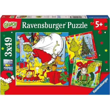 Disney The Grinch puzzle 3x49 kom fotografija proizvoda