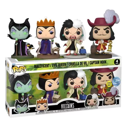 Disney Villains Funko POP! Movies Vinilna figura 4-Pack Villains (GW)(EMEA) 9 cm termékfotója