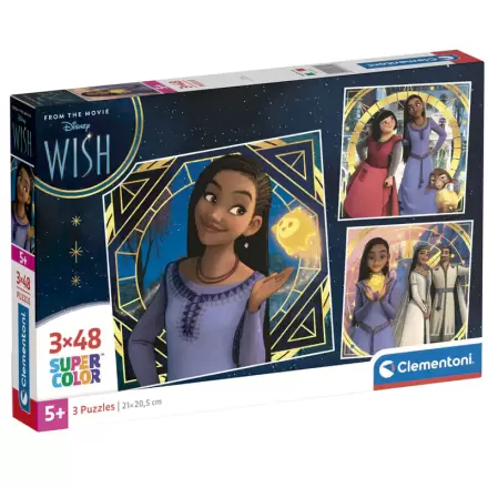 Disney Wish puzzle 3x48 komada fotografija proizvoda